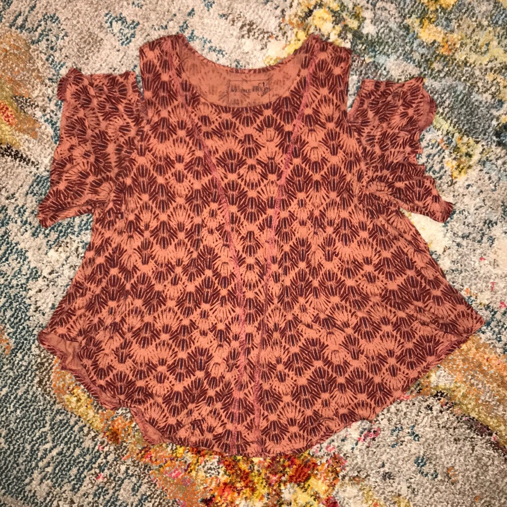We the Free by Free People Cut out sleeve top